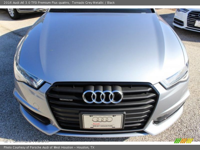 Tornado Grey Metallic / Black 2016 Audi A6 3.0 TFSI Premium Plus quattro
