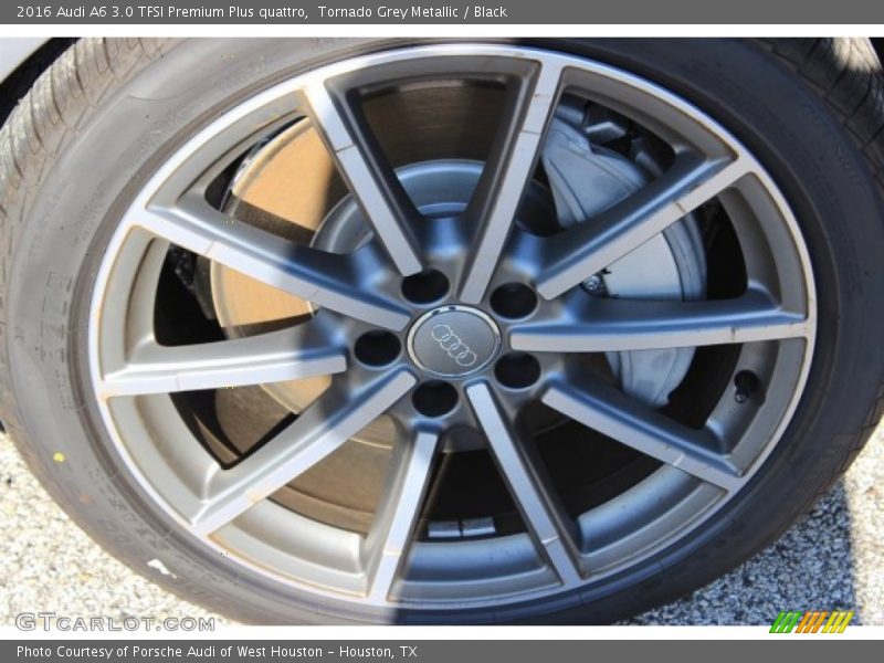 Tornado Grey Metallic / Black 2016 Audi A6 3.0 TFSI Premium Plus quattro