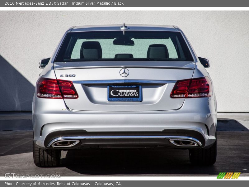 Iridium Silver Metallic / Black 2016 Mercedes-Benz E 350 Sedan