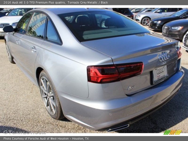 Tornado Grey Metallic / Black 2016 Audi A6 3.0 TFSI Premium Plus quattro