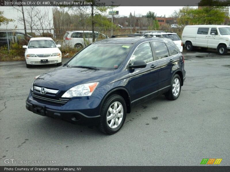 Royal Blue Pearl / Black 2009 Honda CR-V EX 4WD