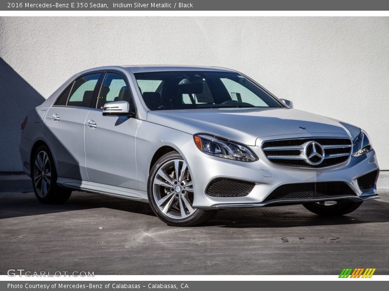 Iridium Silver Metallic / Black 2016 Mercedes-Benz E 350 Sedan