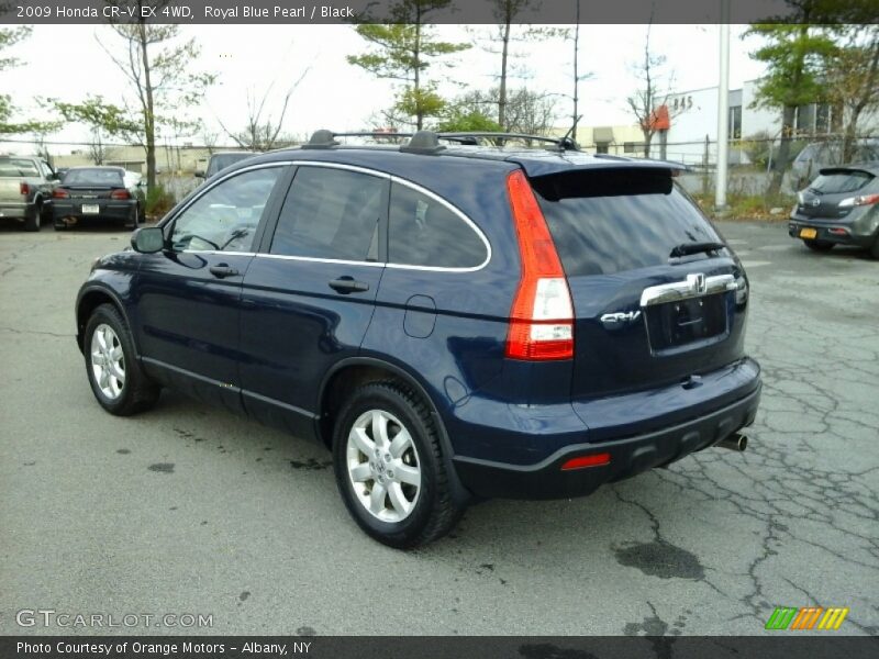Royal Blue Pearl / Black 2009 Honda CR-V EX 4WD