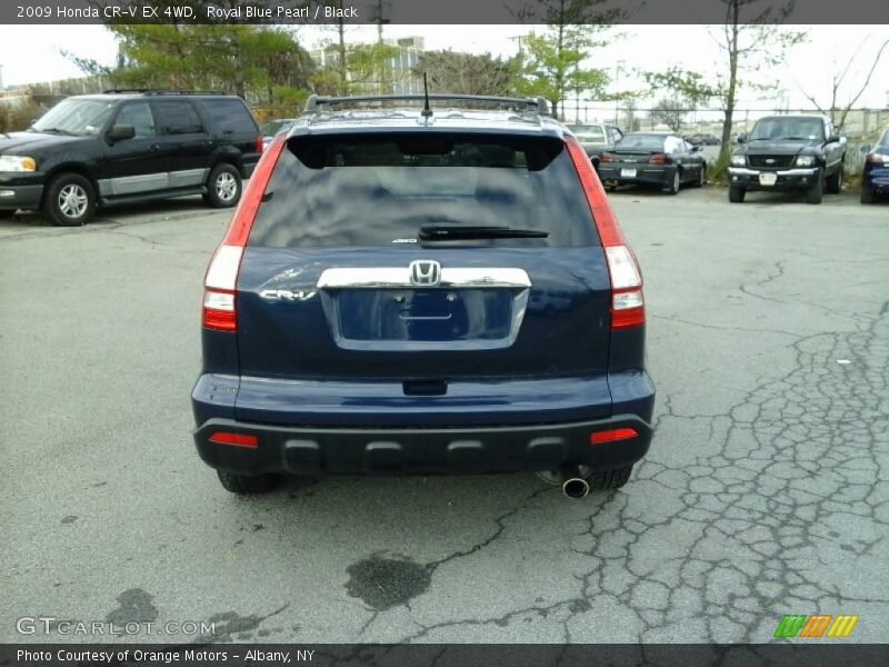Royal Blue Pearl / Black 2009 Honda CR-V EX 4WD
