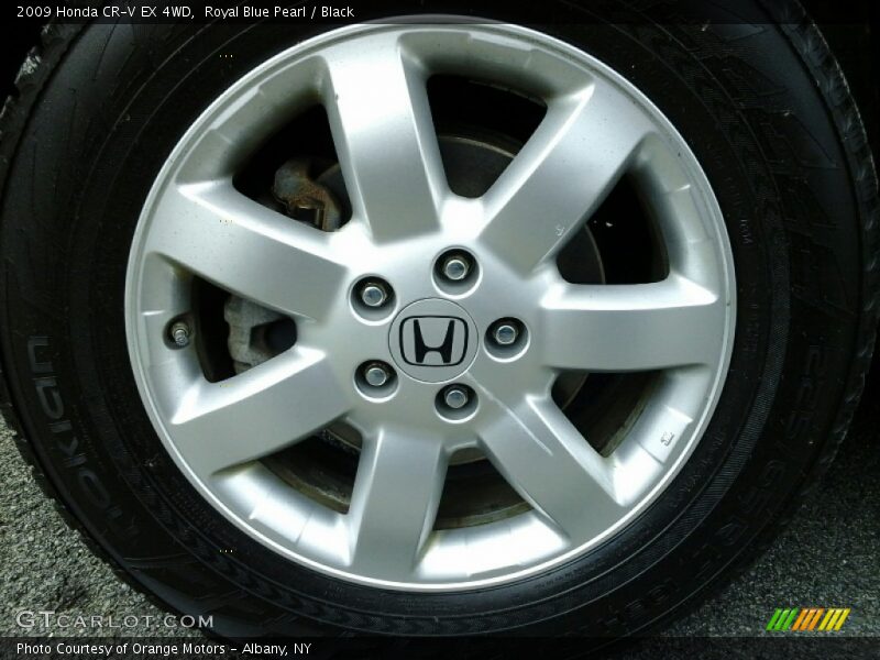Royal Blue Pearl / Black 2009 Honda CR-V EX 4WD