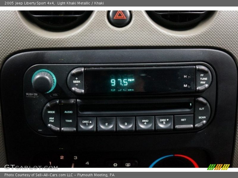 Light Khaki Metallic / Khaki 2005 Jeep Liberty Sport 4x4