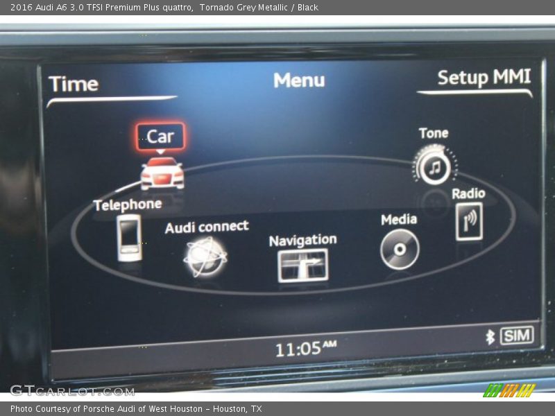 Tornado Grey Metallic / Black 2016 Audi A6 3.0 TFSI Premium Plus quattro