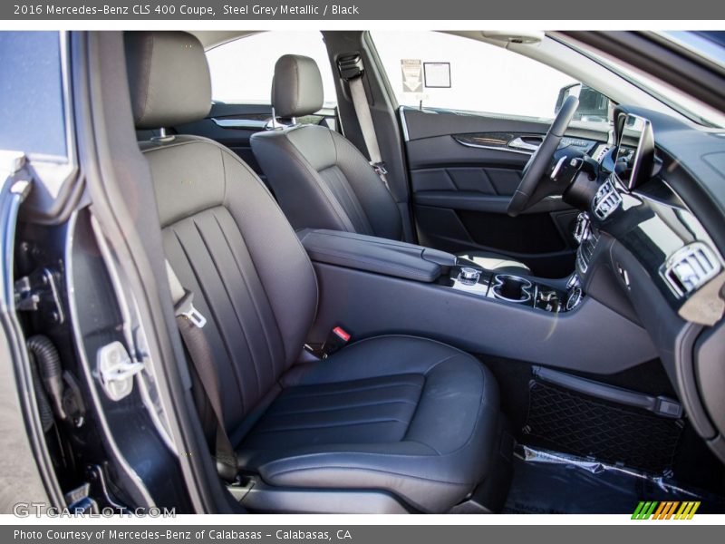 Steel Grey Metallic / Black 2016 Mercedes-Benz CLS 400 Coupe