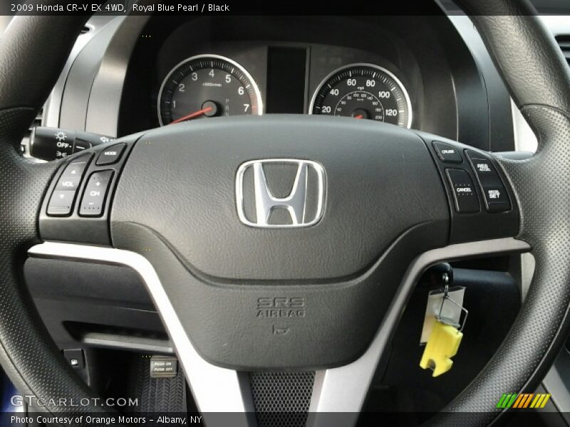 Royal Blue Pearl / Black 2009 Honda CR-V EX 4WD