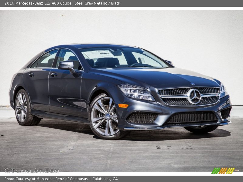 Steel Grey Metallic / Black 2016 Mercedes-Benz CLS 400 Coupe