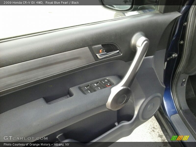 Royal Blue Pearl / Black 2009 Honda CR-V EX 4WD