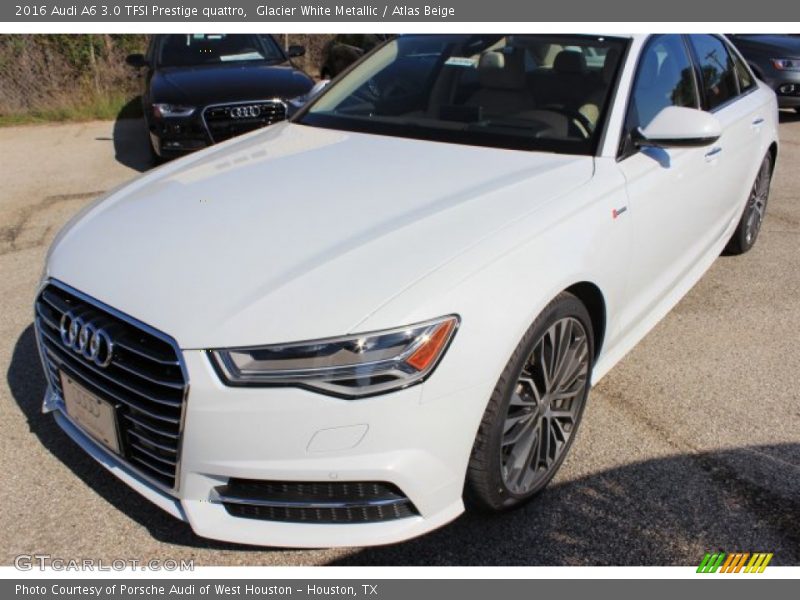 Glacier White Metallic / Atlas Beige 2016 Audi A6 3.0 TFSI Prestige quattro