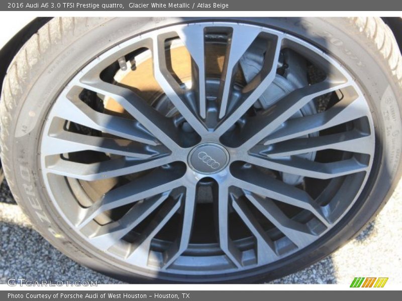 Glacier White Metallic / Atlas Beige 2016 Audi A6 3.0 TFSI Prestige quattro