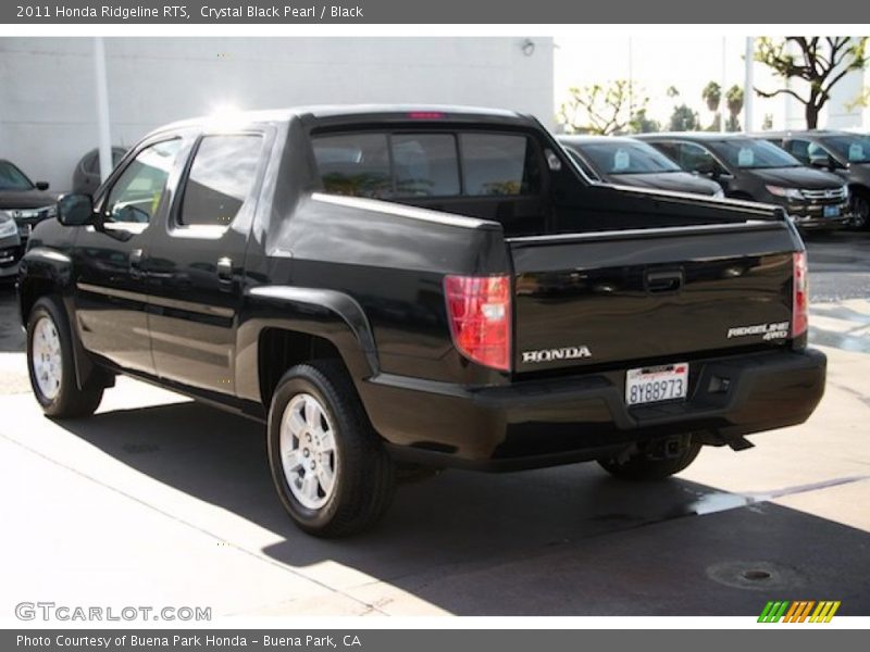 Crystal Black Pearl / Black 2011 Honda Ridgeline RTS