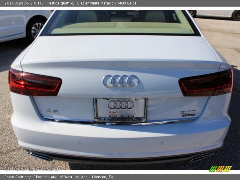Glacier White Metallic / Atlas Beige 2016 Audi A6 3.0 TFSI Prestige quattro