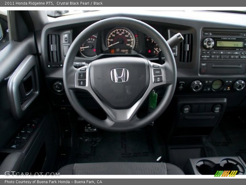 Crystal Black Pearl / Black 2011 Honda Ridgeline RTS