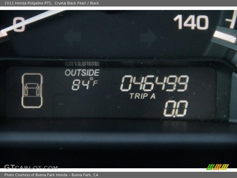 Crystal Black Pearl / Black 2011 Honda Ridgeline RTS