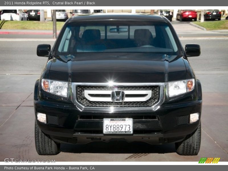 Crystal Black Pearl / Black 2011 Honda Ridgeline RTS