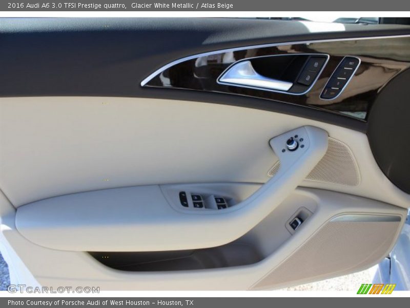Glacier White Metallic / Atlas Beige 2016 Audi A6 3.0 TFSI Prestige quattro