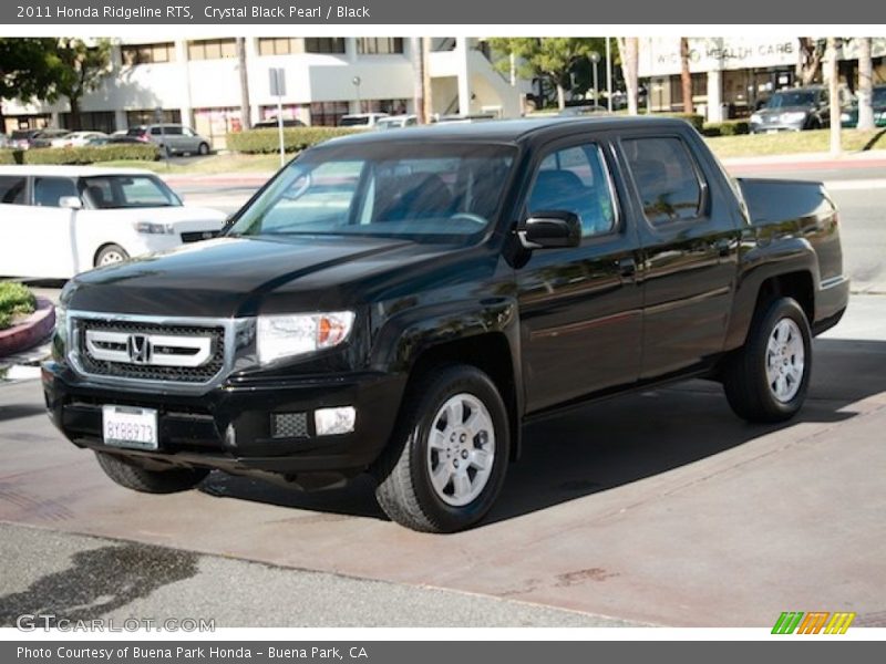 Crystal Black Pearl / Black 2011 Honda Ridgeline RTS