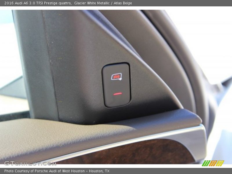 Glacier White Metallic / Atlas Beige 2016 Audi A6 3.0 TFSI Prestige quattro