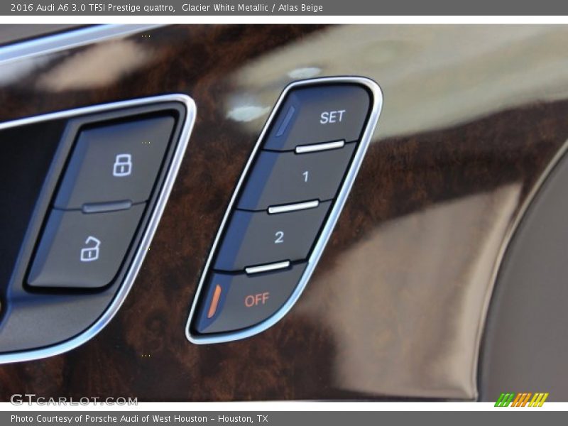 Glacier White Metallic / Atlas Beige 2016 Audi A6 3.0 TFSI Prestige quattro