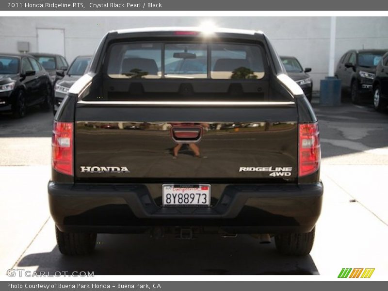 Crystal Black Pearl / Black 2011 Honda Ridgeline RTS