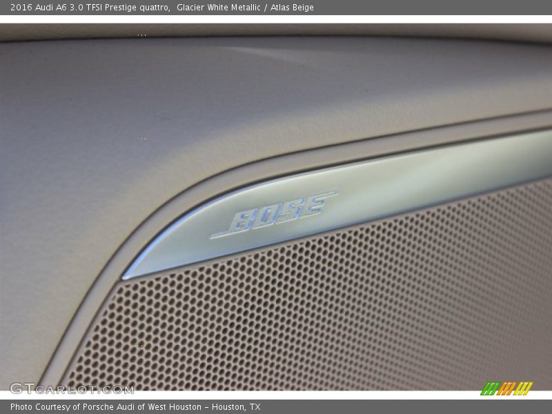 Glacier White Metallic / Atlas Beige 2016 Audi A6 3.0 TFSI Prestige quattro
