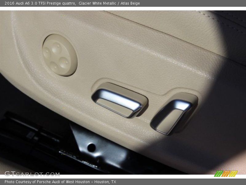Glacier White Metallic / Atlas Beige 2016 Audi A6 3.0 TFSI Prestige quattro