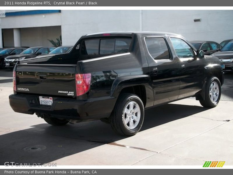 Crystal Black Pearl / Black 2011 Honda Ridgeline RTS