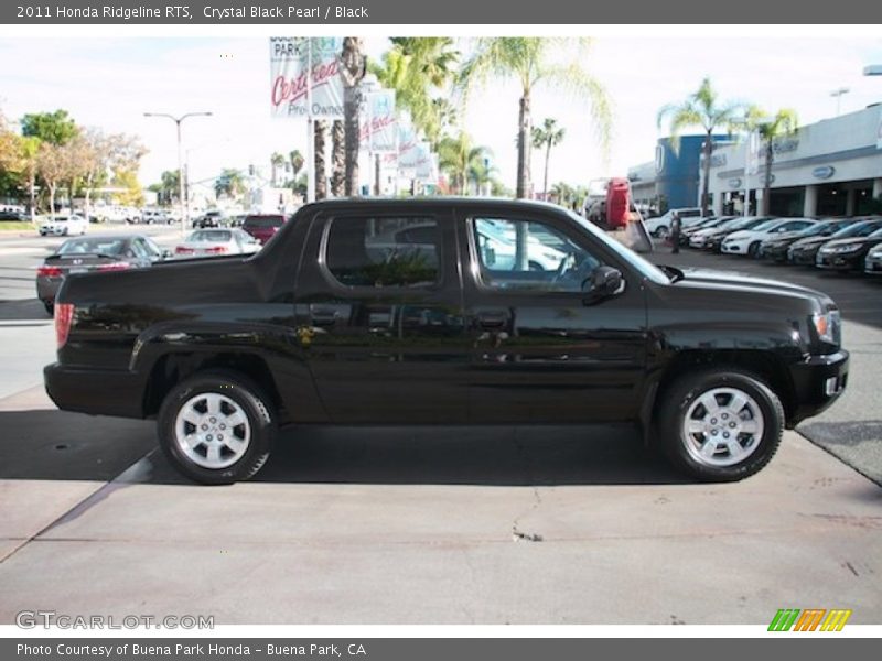 Crystal Black Pearl / Black 2011 Honda Ridgeline RTS