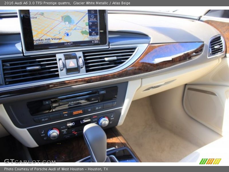 Glacier White Metallic / Atlas Beige 2016 Audi A6 3.0 TFSI Prestige quattro
