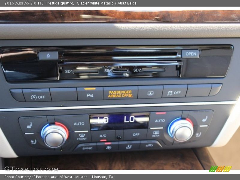 Glacier White Metallic / Atlas Beige 2016 Audi A6 3.0 TFSI Prestige quattro