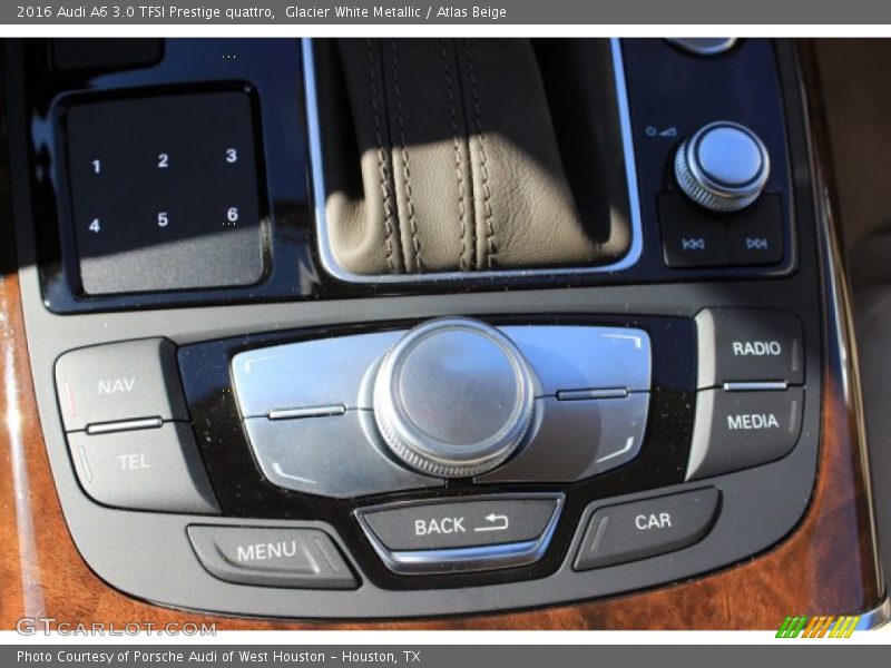 Glacier White Metallic / Atlas Beige 2016 Audi A6 3.0 TFSI Prestige quattro