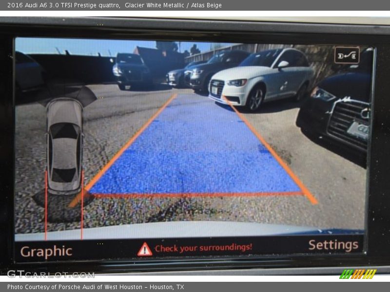 Glacier White Metallic / Atlas Beige 2016 Audi A6 3.0 TFSI Prestige quattro