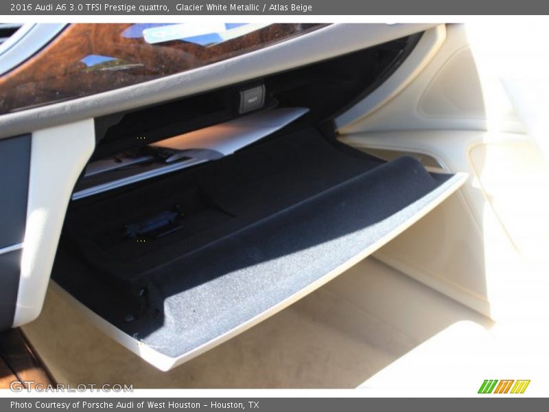 Glacier White Metallic / Atlas Beige 2016 Audi A6 3.0 TFSI Prestige quattro