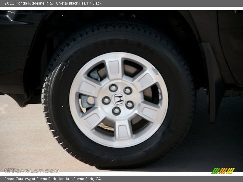 Crystal Black Pearl / Black 2011 Honda Ridgeline RTS