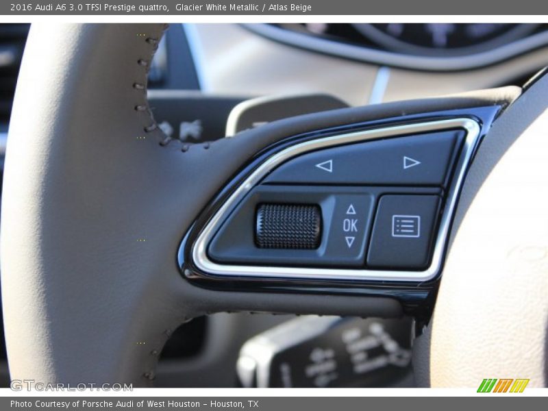 Glacier White Metallic / Atlas Beige 2016 Audi A6 3.0 TFSI Prestige quattro