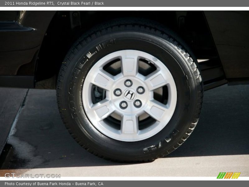 Crystal Black Pearl / Black 2011 Honda Ridgeline RTS