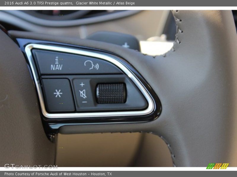 Glacier White Metallic / Atlas Beige 2016 Audi A6 3.0 TFSI Prestige quattro