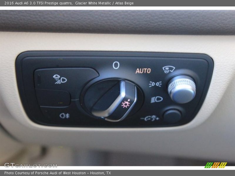 Glacier White Metallic / Atlas Beige 2016 Audi A6 3.0 TFSI Prestige quattro