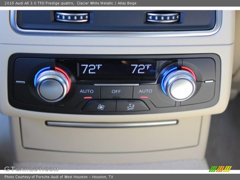 Glacier White Metallic / Atlas Beige 2016 Audi A6 3.0 TFSI Prestige quattro