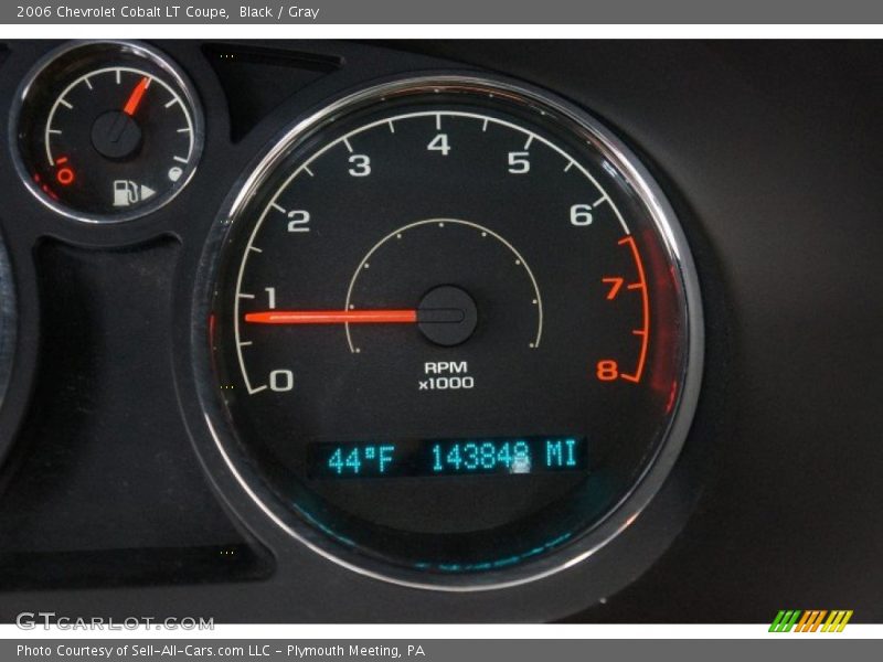 Black / Gray 2006 Chevrolet Cobalt LT Coupe