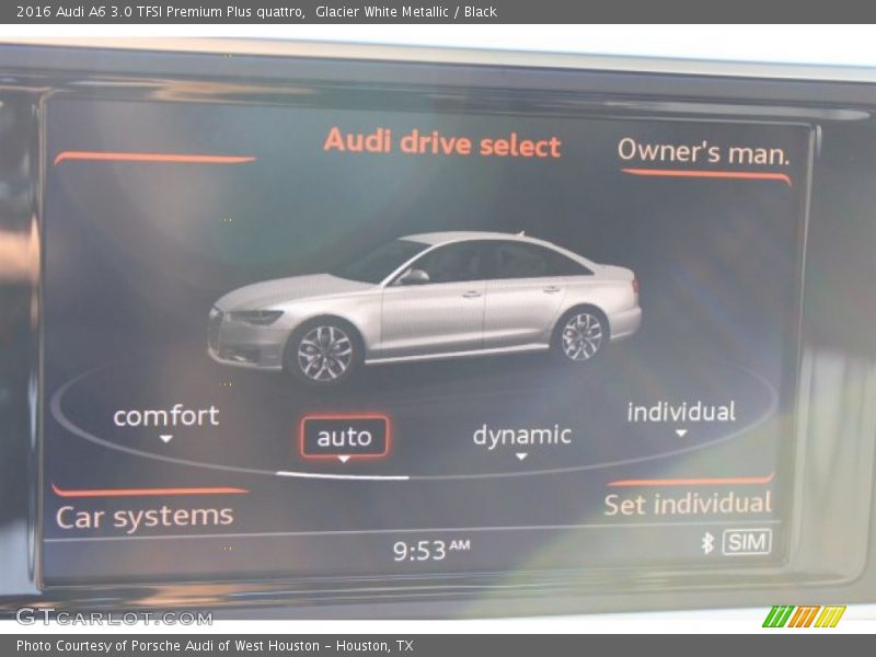 Glacier White Metallic / Black 2016 Audi A6 3.0 TFSI Premium Plus quattro