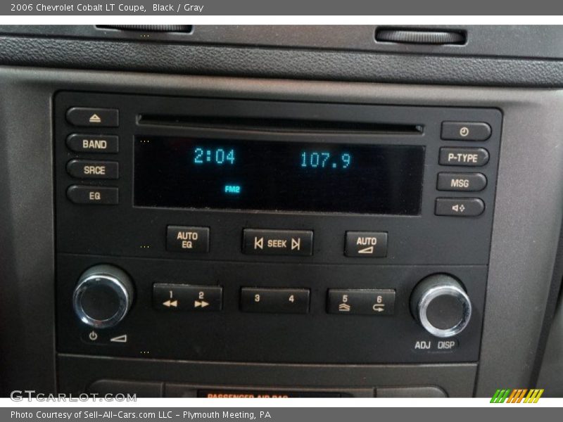Black / Gray 2006 Chevrolet Cobalt LT Coupe