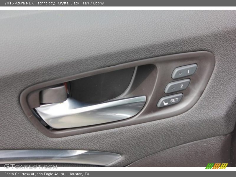Crystal Black Pearl / Ebony 2016 Acura MDX Technology