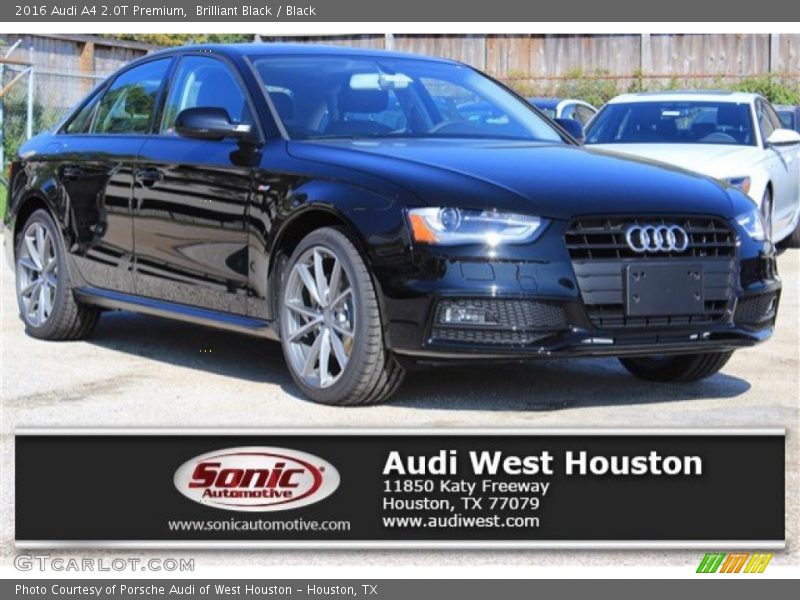 Brilliant Black / Black 2016 Audi A4 2.0T Premium