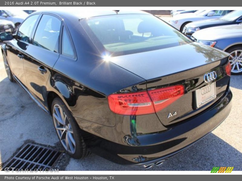 Brilliant Black / Black 2016 Audi A4 2.0T Premium