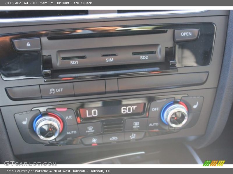 Brilliant Black / Black 2016 Audi A4 2.0T Premium