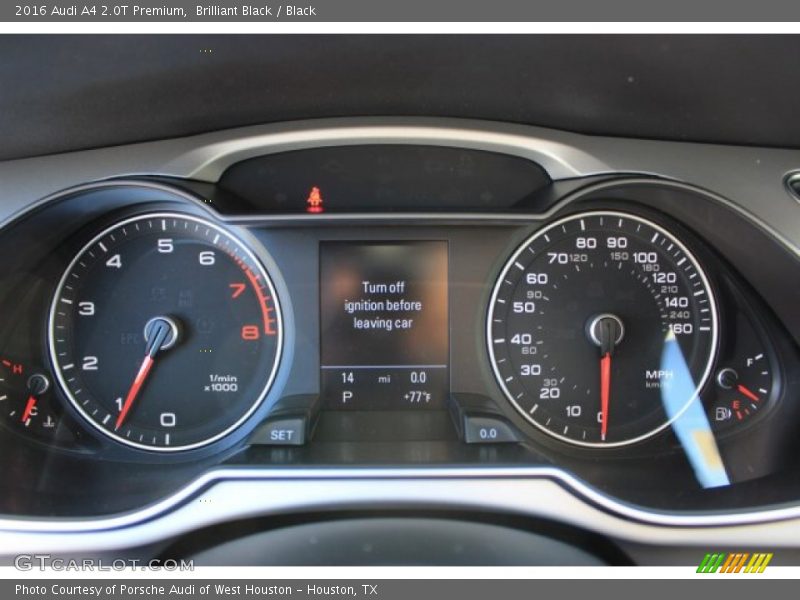 Brilliant Black / Black 2016 Audi A4 2.0T Premium